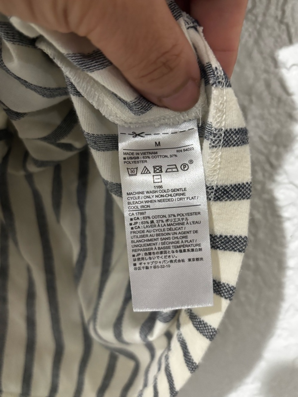 Banana Republic Black & Cream Striped Off-Shoulder Ruffle Top - Picture 2 of 5
